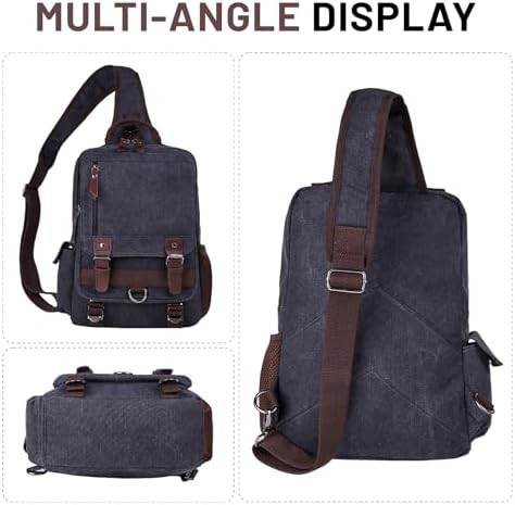Canvas Crossbody Sling Shoulder Bag — photo 4