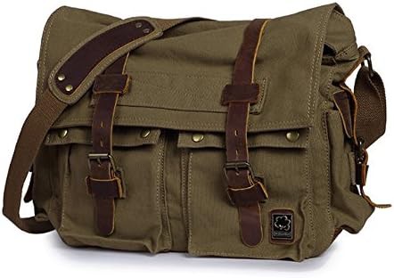 Military Canvas Messenger Bag 13.3 in — photo 3