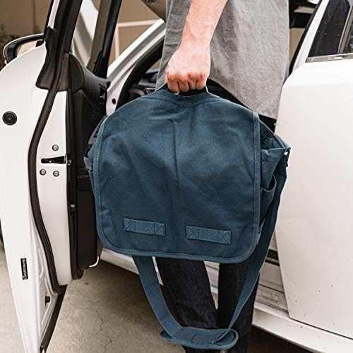 Vintage Heavyweight Cotton Canvas Shoulder Bag — photo 4
