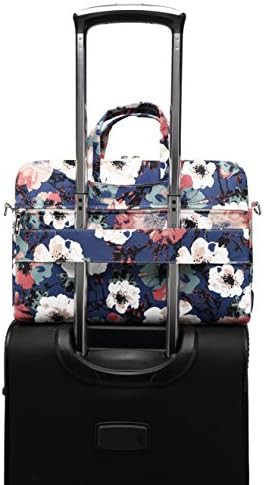 Blue camellia waterproof laptop shoulder case — photo 5