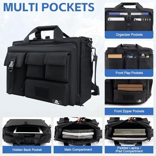 Tactical Military Laptop Briefcase 17.3 in — photo 4