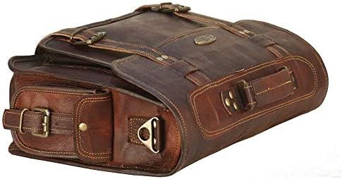Vintage Leather Laptop Briefcase 16 in — photo 5