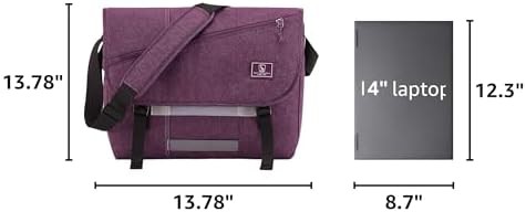 Womens travel satchel laptop shoulder bag 15.6 — photo 3