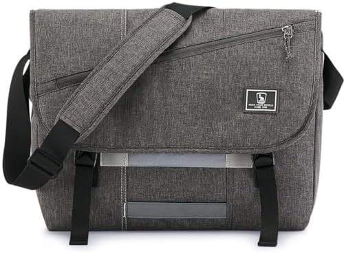 Mens casual college satchel shoulder bag 15.6