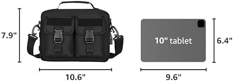 Nylon Tactical Briefcase with USB Port — photo 3
