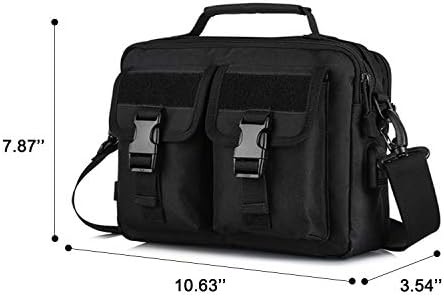 Nylon Tactical Briefcase with USB Port — photo 5