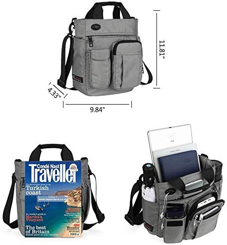 Waterproof nylon crossbody business travel bag — photo 5