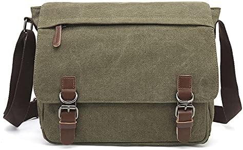 Large Vintage Canvas Travel Crossbody Bag