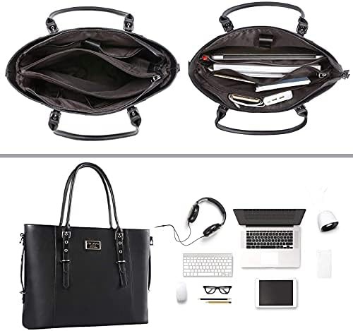 PU leather tote bag 17 in — photo 3