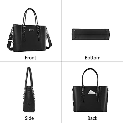 PU leather tote bag 17 in — photo 5
