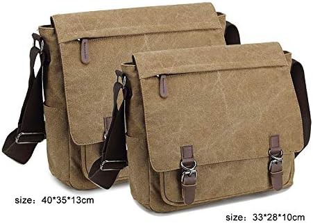 Retro canvas coffee 13.3 inch messenger bag — photo 4