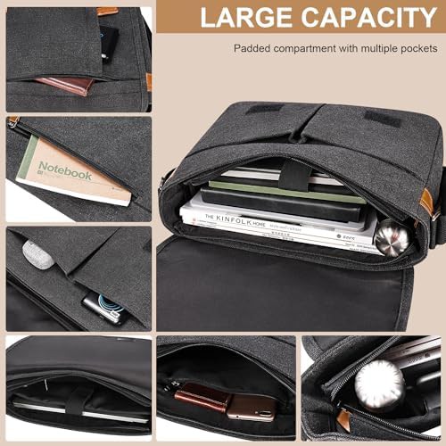Water resistant canvas work satchel 13 — photo 4