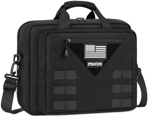 Tactical laptop messenger bag for men 15.6 in