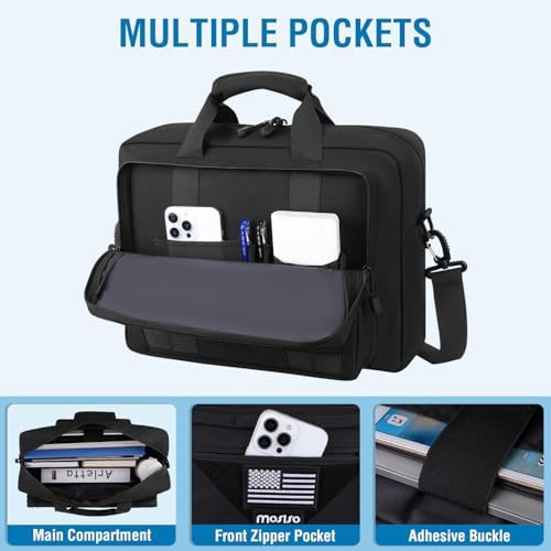 Tactical laptop messenger bag for men 15.6 in — photo 5