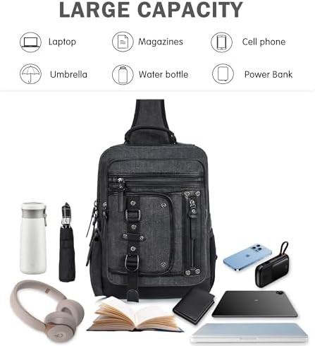 Work commute canvas sling messenger 15.6 in — photo 4