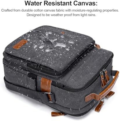 Vertical crossbody canvas messenger bag 13 — photo 5