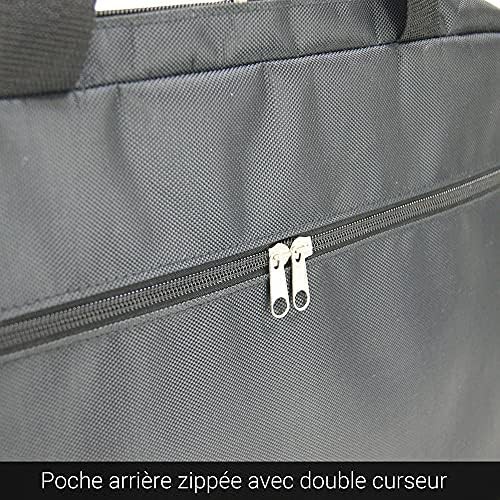 Waterproof nylon black 15.6 inch shoulder bag — photo 4