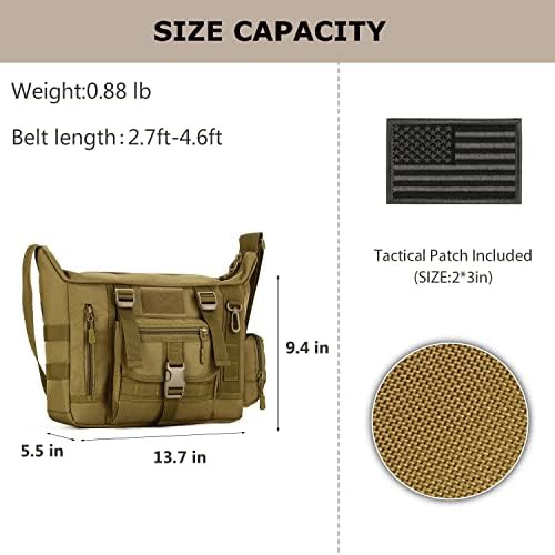 Tactical Nylon Molle Briefcase Crossbody — photo 4