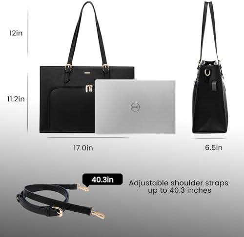 Waterproof leather tote with USB port — photo 5