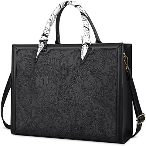 Black lightweight office briefcase 15.6 in