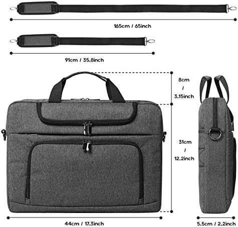Grey Business Laptop Carrying Case 17.3 — photo 5
