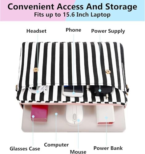 Pink cute computer briefcase sleeve 17 inch — photo 4