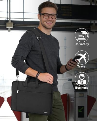 Waterproof briefcase messenger for 17 inch laptops — photo 4
