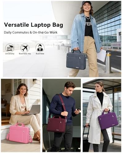 Grey travel messenger bag for 17 inch laptops — photo 3