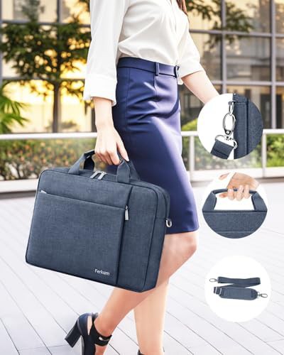 Grey travel messenger bag for 17 inch laptops — photo 5