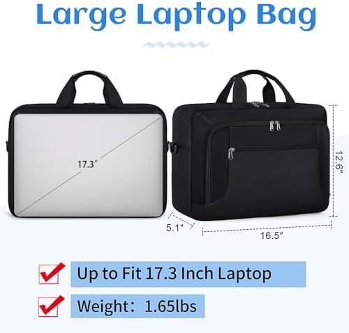 Grey work laptop briefcase 17.3 — photo 4