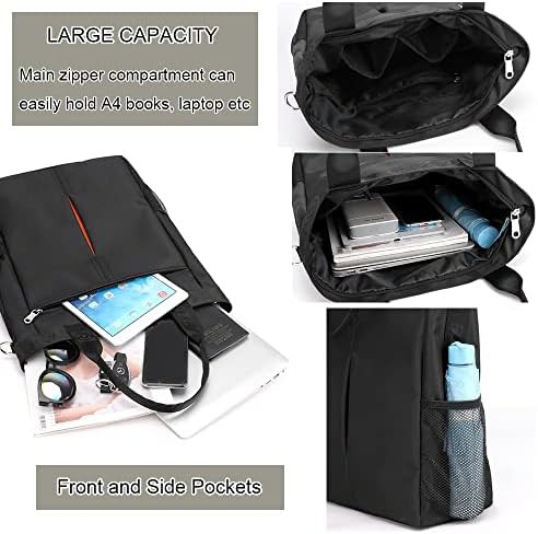 Large Waterproof Nylon Tote Messenger Bag — photo 4