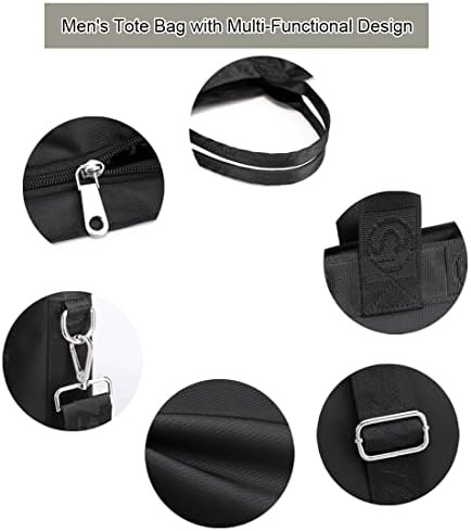 Large Waterproof Nylon Tote Messenger Bag — photo 5