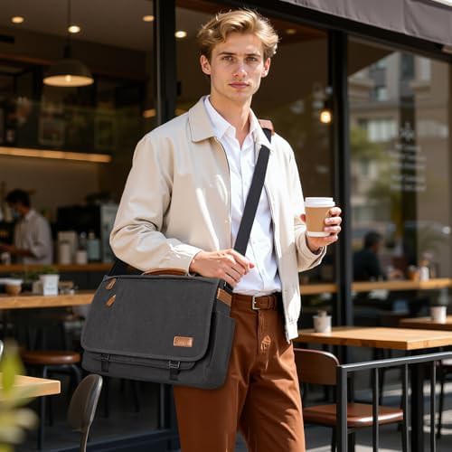 Multi compartment teacher laptop briefcase 17 — photo 3