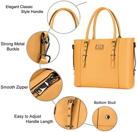 Womens PU leather tote 17.3 in — photo 4