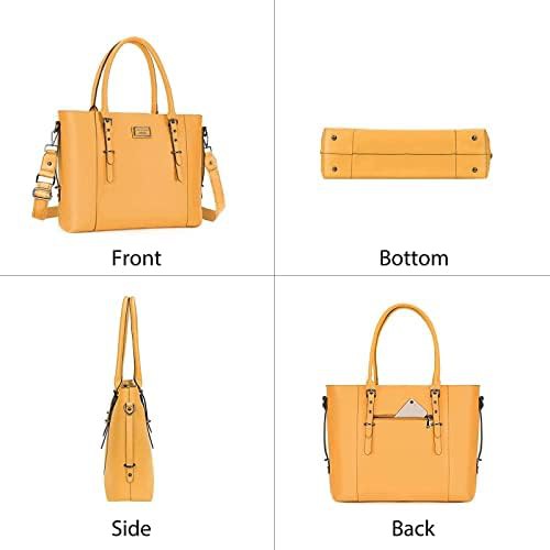 Womens PU leather tote 17.3 in — photo 5