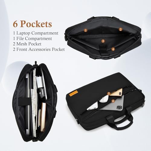 Waterproof 15.6 inch shoulder computer bag — photo 3