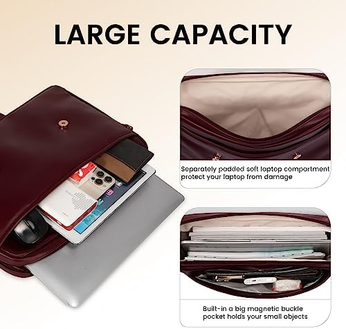 Waterproof leather carrying case 15.6 — photo 4
