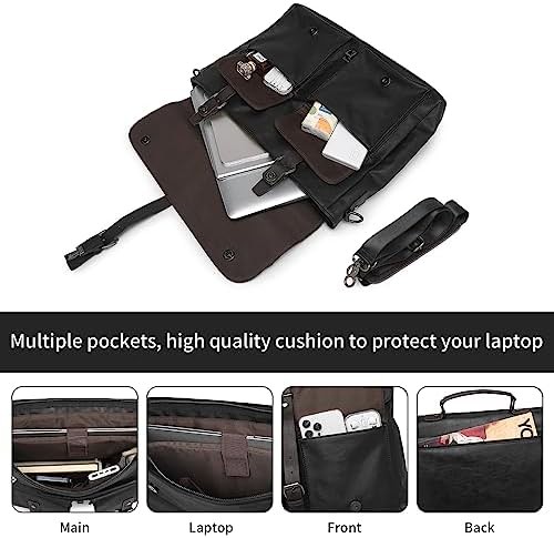 Vintage travel water resistant satchel 15.6 — photo 3