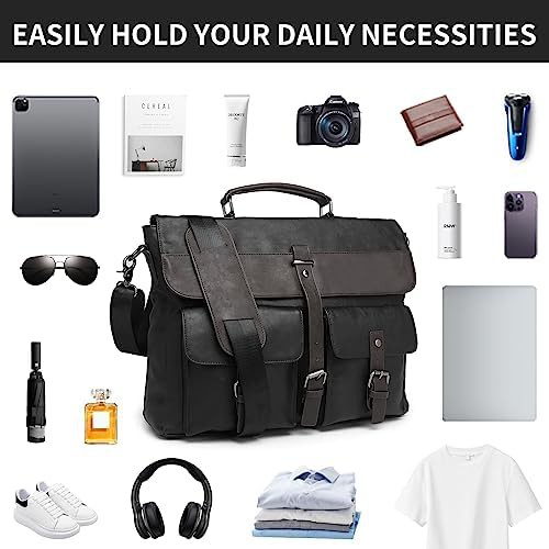 Vintage travel water resistant satchel 15.6 — photo 5