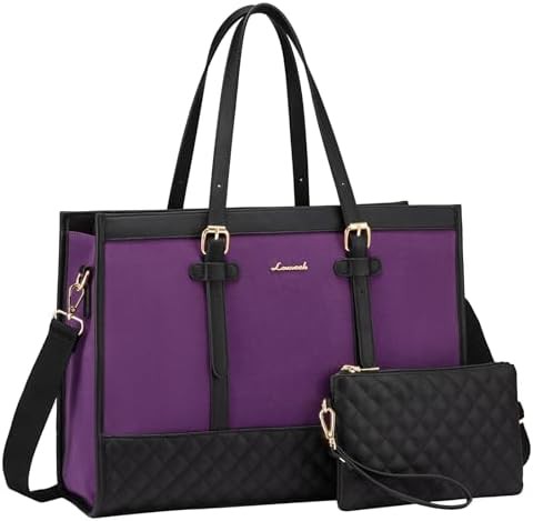 Simple Work Tote Bag for 15.6 in Laptop