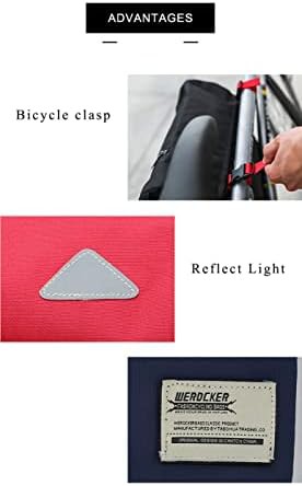 Orange water-resistant cycling messenger bag — photo 5