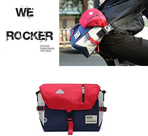 Red multi-compartment cycling crossbody bag — photo 4