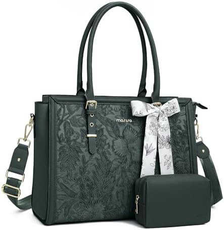 Faux leather tote bag 15.6-16 inch