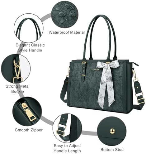 Faux leather tote bag 15.6-16 inch — photo 4