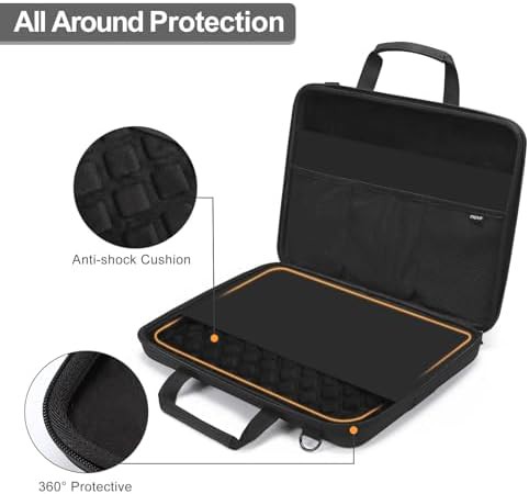 Mens multi compartment computer bag 15.6 inch — photo 4