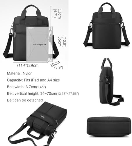 Waterproof Black Nylon Casual Crossbody — photo 5