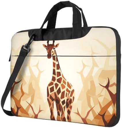 Giraffe pattern slim 13 inch laptop briefcase