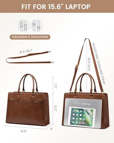 Waterproof Faux Leather Tote for Women — photo 5