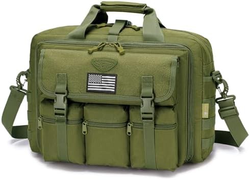 Flight tactical briefcase for 15.6 inch laptops