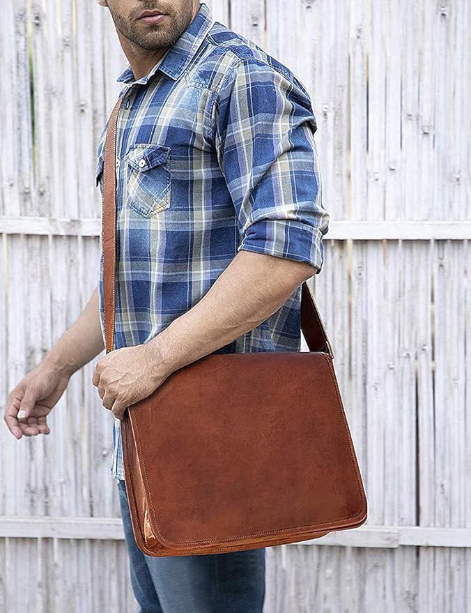 Genuine leather full flap briefcase — photo 3
